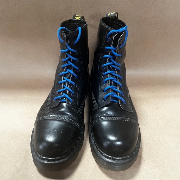 Dr. Martens Vintage Cap Toe Black Boots. Thick Bex/Commando sole Made in England - Picture 5 of 5